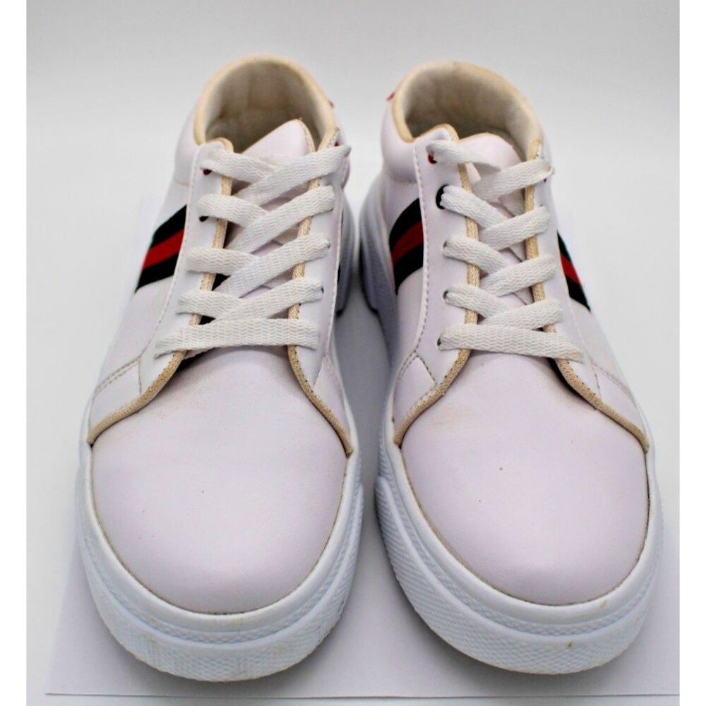 MKS Shoes Womens Size 8 Athletic White Tennis Shoes Gently Used Sneakers
